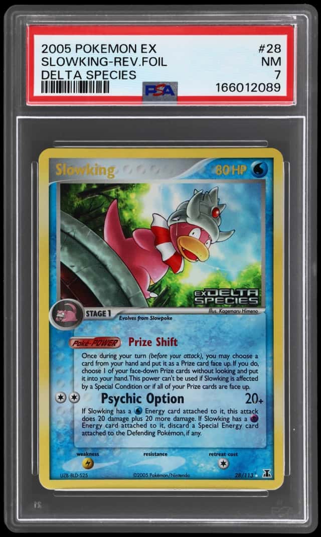 2005 Pokemon Ex Delta Species Reverse Foil Slowking #28