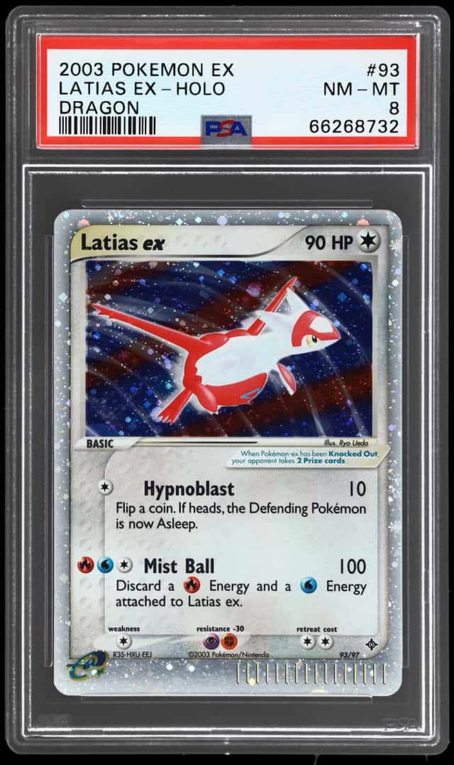 2003 Pokemon Ex Dragon Holo Latias Ex #93