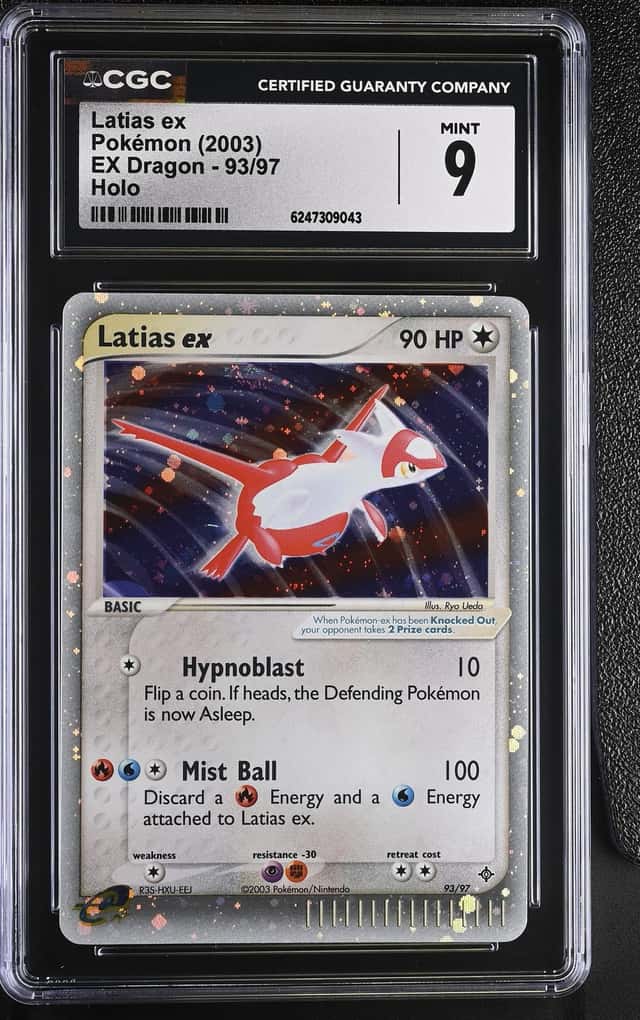 2003 Pokemon Ex Dragon Holo Latias Ex #93