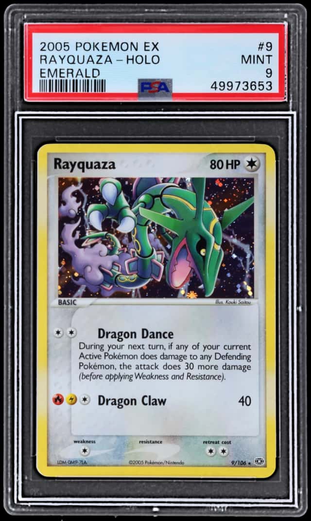 2005 Pokemon Ex Emerald Holo Rayquaza #9