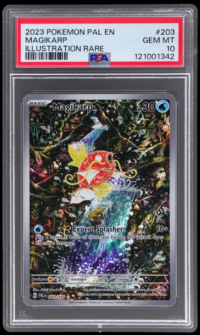 2023 Pokemon Scarlet and Violet Paldea Evolved Illustration Rare Magikarp #203