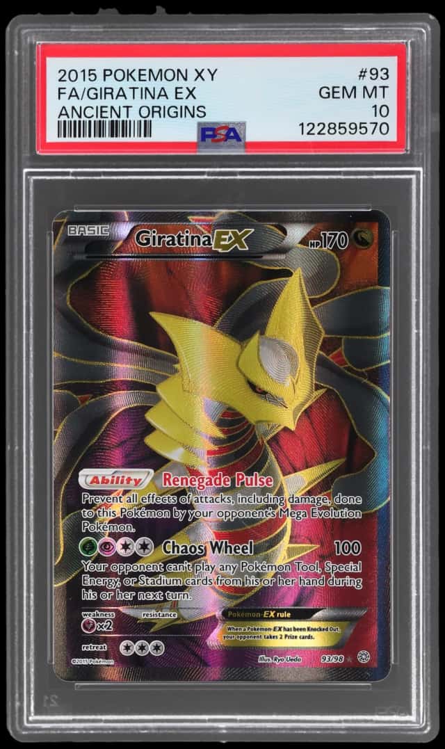 2015 Pokemon XY Ancient Origins Giratina Ex #93