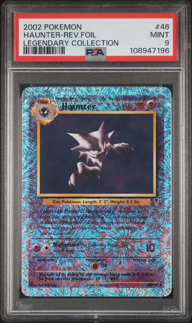 2002 Pokemon Legendary Collection Reverse Holo Haunter #46