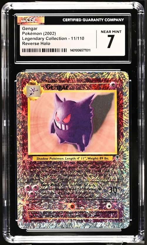 2002 Pokemon Legendary Collection #11/110 Gengar Reverse Holo Foil CGC 7 NM