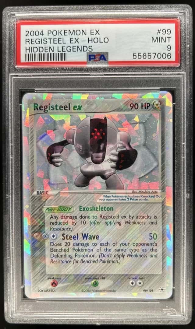 2004 Pokemon EX Hidden Legends Registeel Holo #99/101 PSA 9