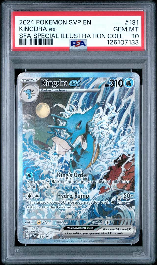 Pokemon SV Black Star Promos Kingdra ex 2024 #131 PSA 10 GEM MINT