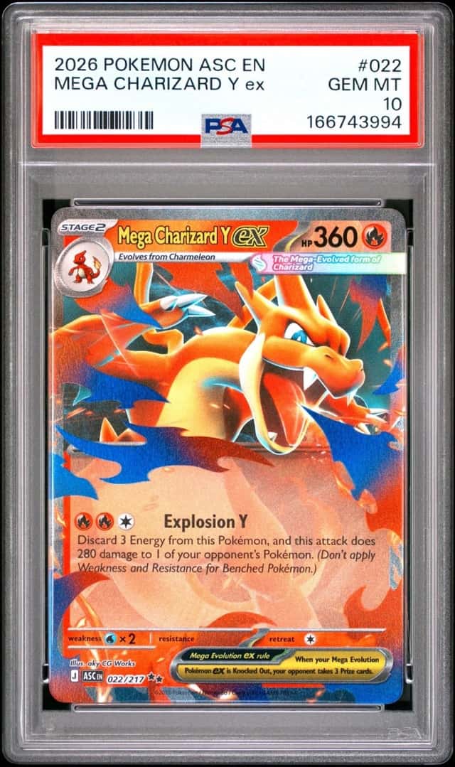 2026 POKEMON ASC EN-ASCENDED HEROES #022 MEGA CHARIZARD Y EX PSA 10