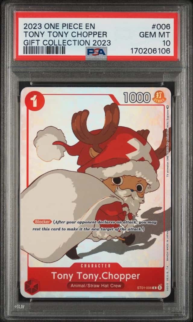 2023 ONE PIECE GIFT COLLECTION 2023 #006 TONY TONY CHOPPER PSA 10