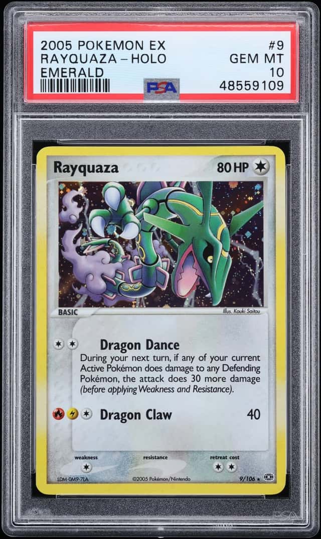2005 Pokemon EX Emerald Holo Rayquaza #9 PSA 10 GEM MINT