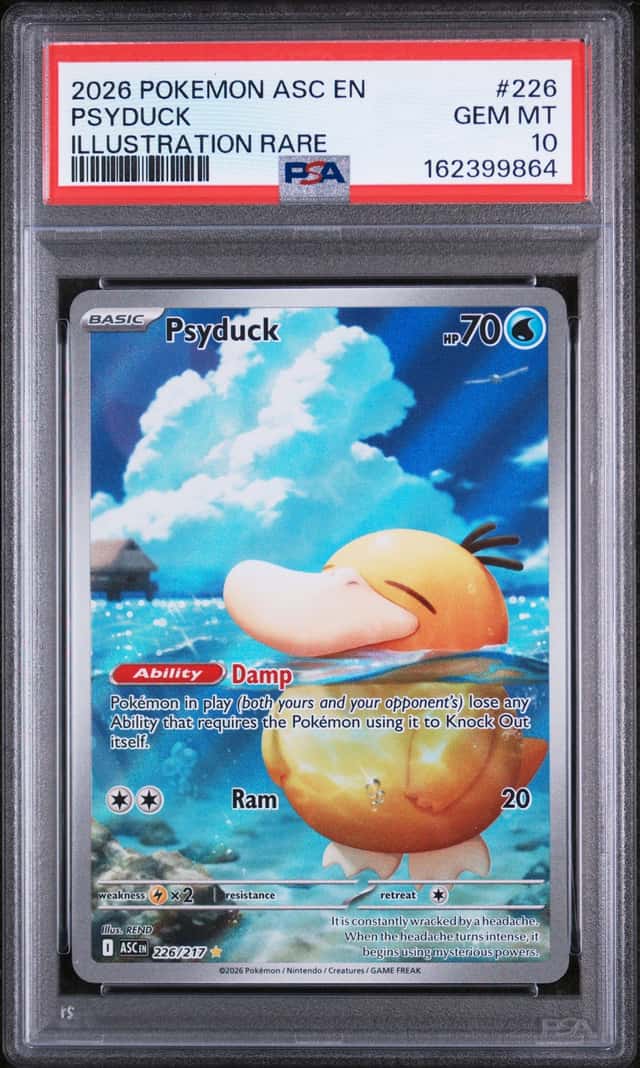 Pokemon TCG Psyduck 226/217 English Me: Ascended Heroes Illustration Rare Holo