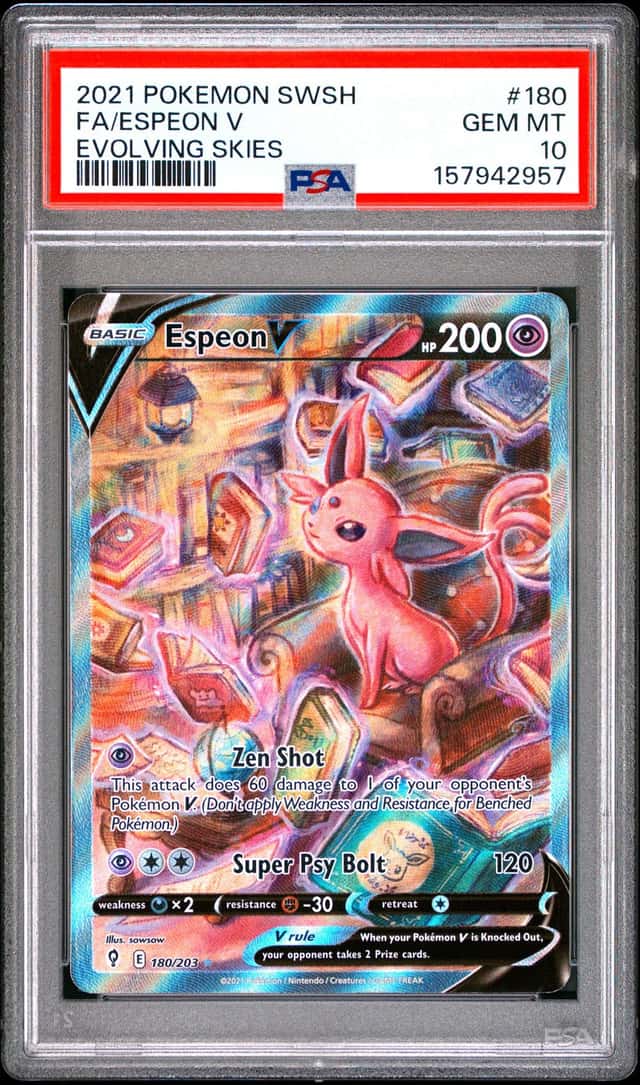 2021 Pokemon SWSH FA/Espeon V-Evolving Skies