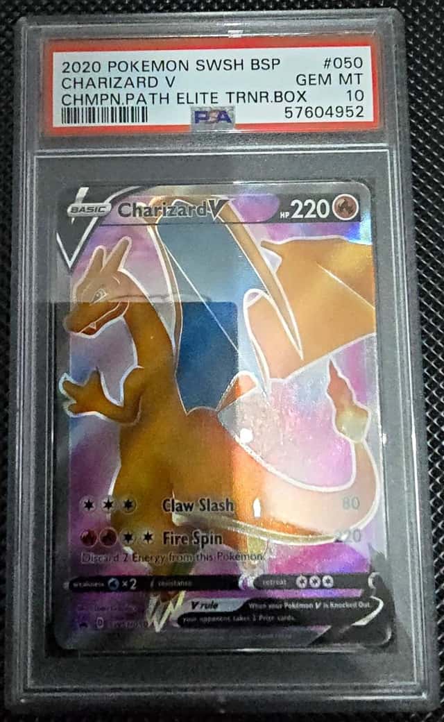 Pokémon TCG Charizard V SWSH050 Sword & Shield Promo Holo PSA 10 2020