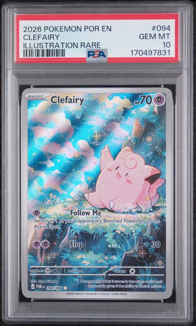 Pokemon TCG Perfect Order Clefairy 094/088 Illustration Rare Holo EN PSA 10