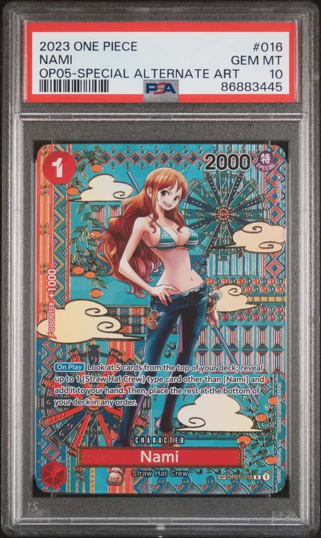 2023 One Piece Awakening of the New Era Special Alternate Art Nami #OP01016