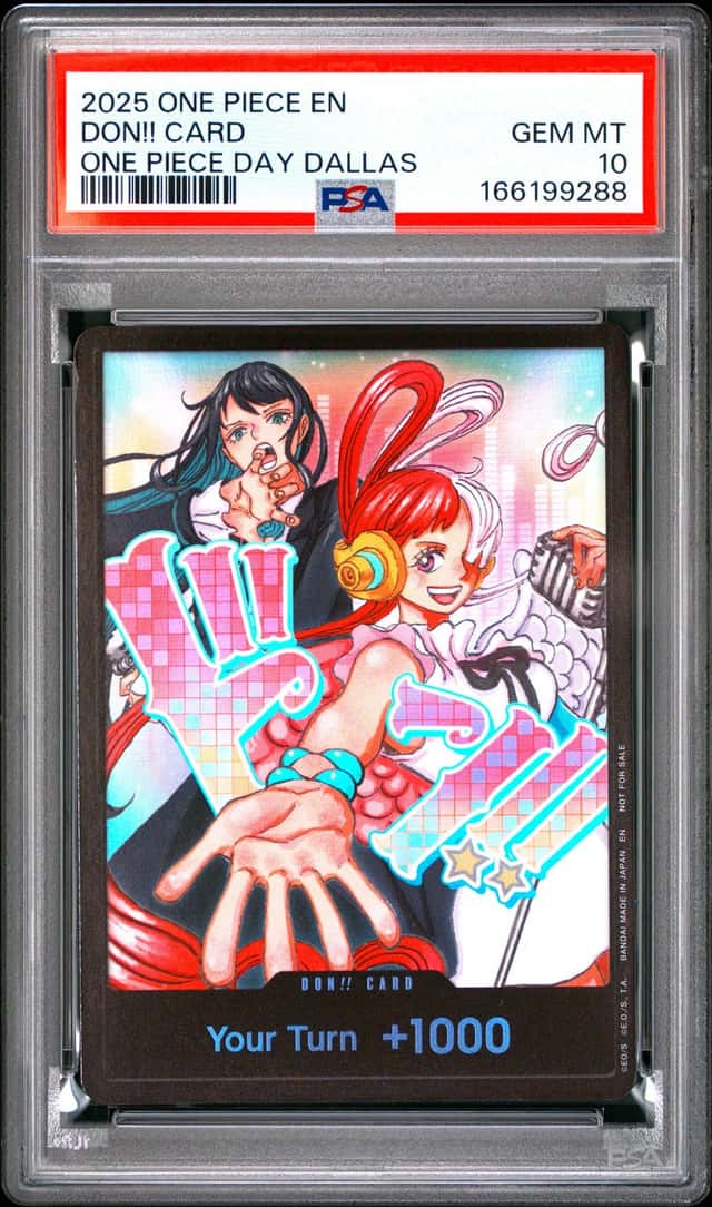 ONE PIECE DON!! Card 2035 One Piece Day Dallas One Piece Promo PSA 10