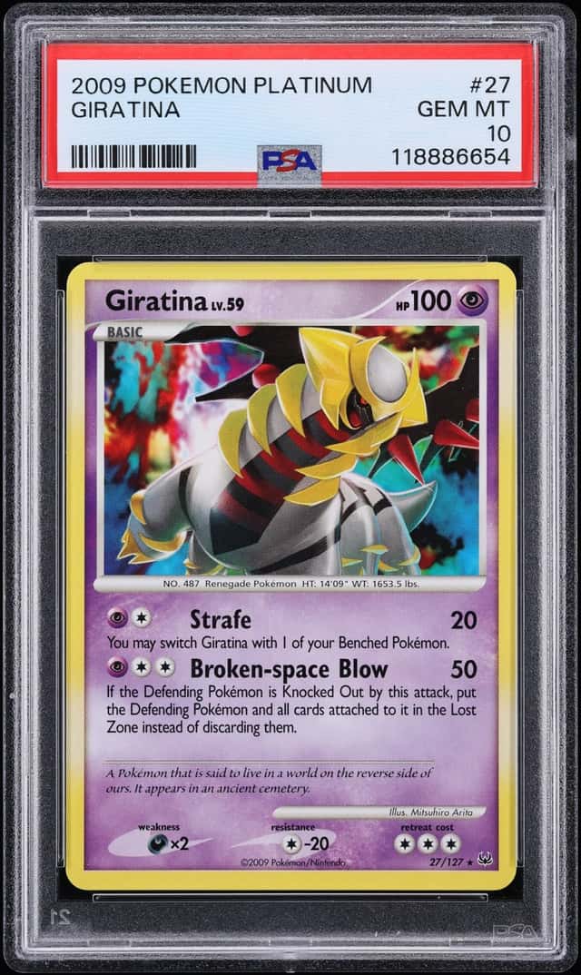 2009 Pokemon Platinum Giratina #27 PSA 10 GEM MINT