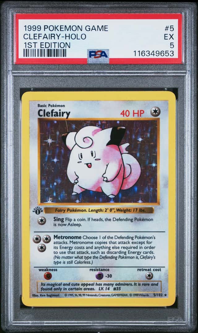 1999 Pokemon Game- Clefairy-Holo-1st Edition