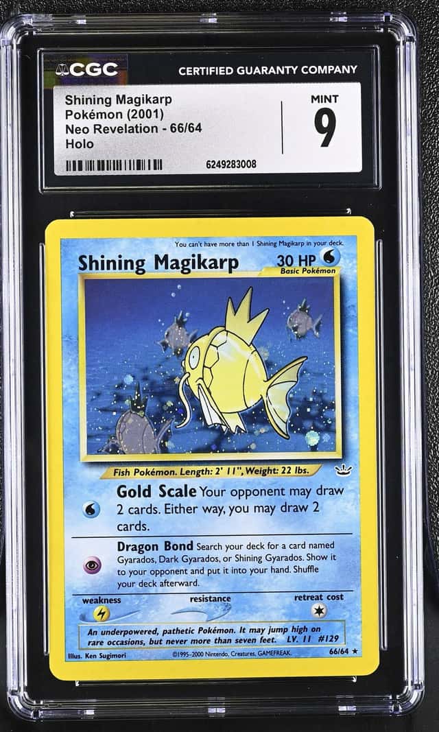 Pokemon Company Shining Magikarp 66/64 Neo Revelation Holo Unlimited CGC 9