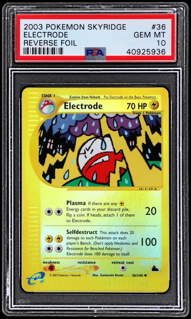 2003 Pokemon Skyridge Reverse Holo Electrode #36