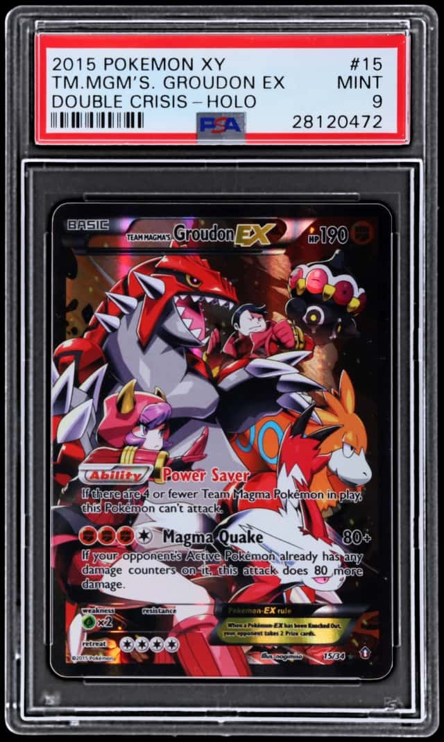 2015 Pokemon XY Double Crisis Team Magma’S Groudon Ex #15