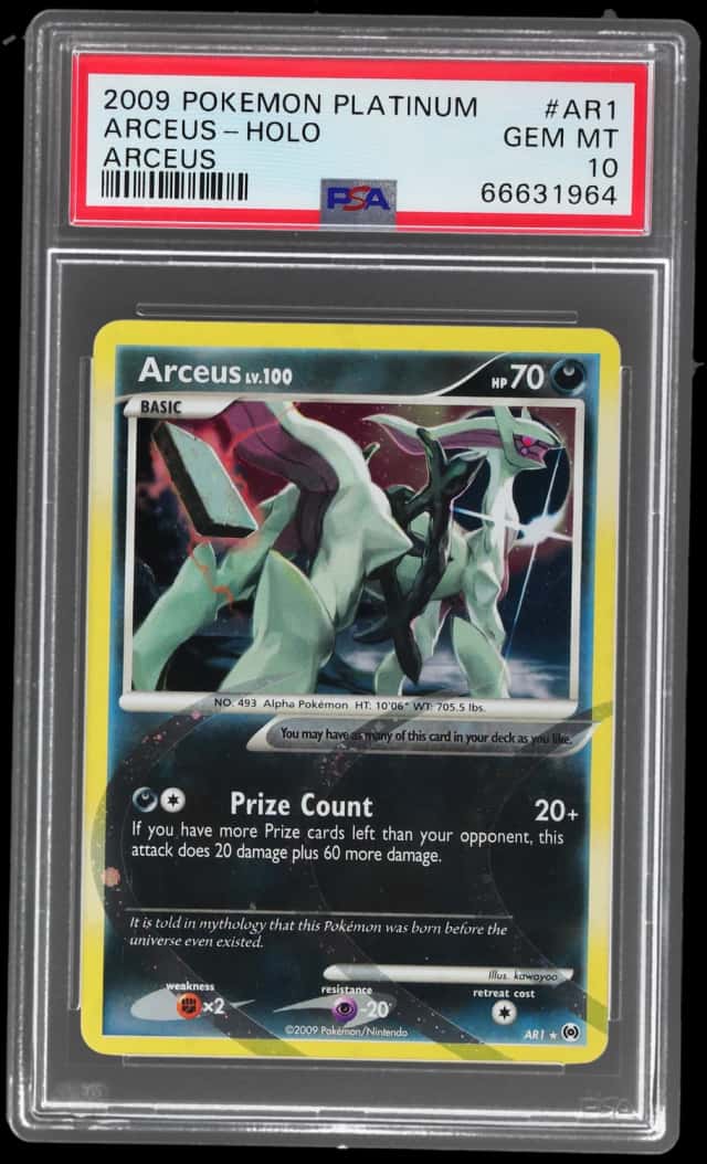 2009 Pokemon Platinum Arceus Holo Arceus #AR1