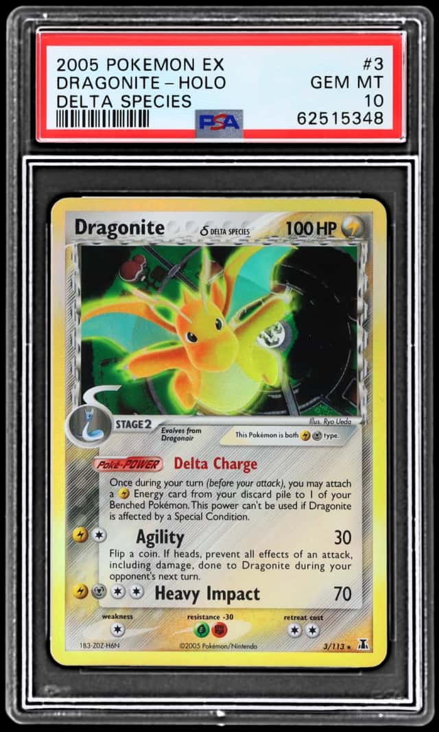 2005 Pokemon Ex Delta Species Holo Dragonite #3