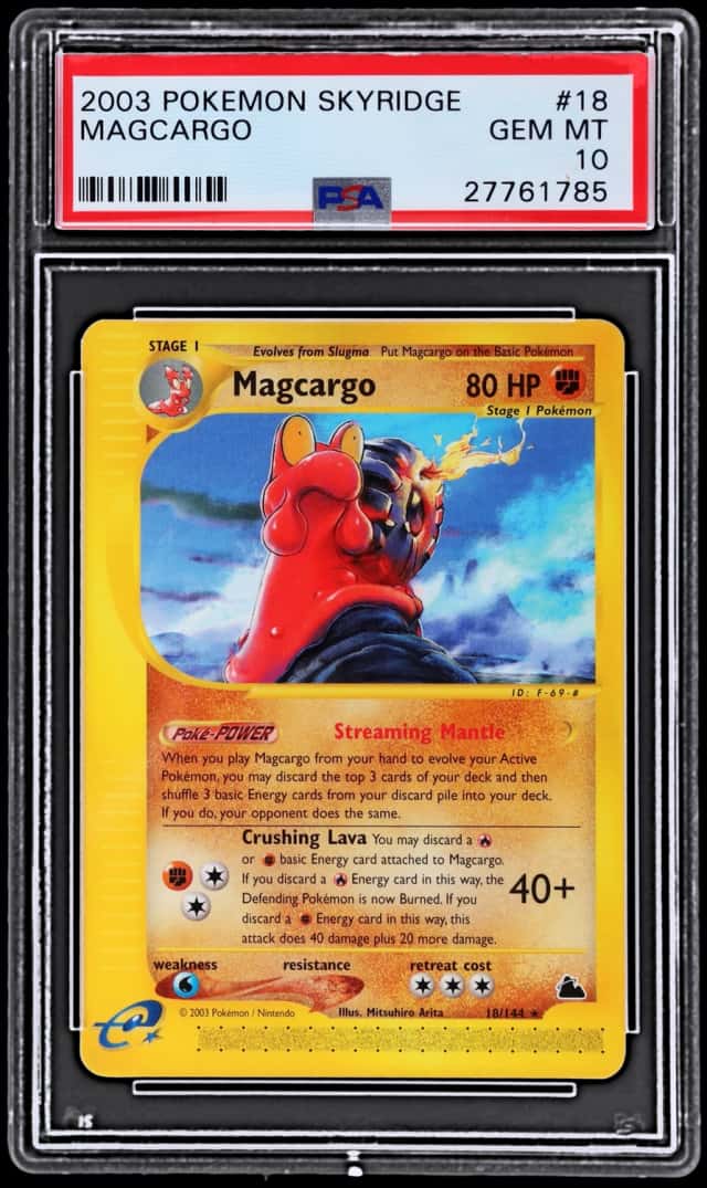 2003 Pokemon Skyridge Magcargo #18