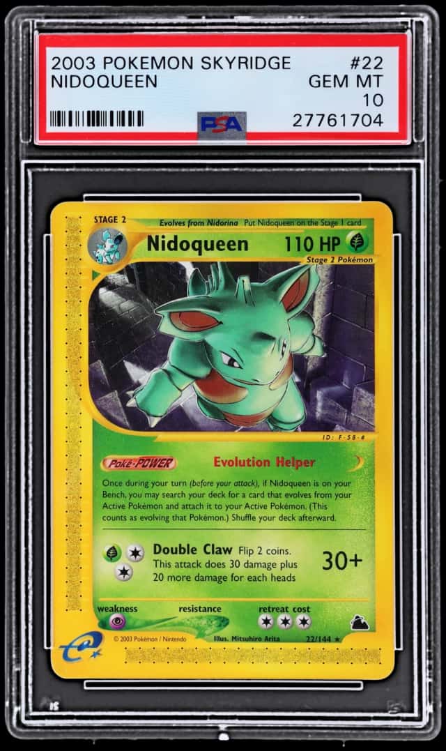 2003 Pokemon Skyridge Nidoqueen #22