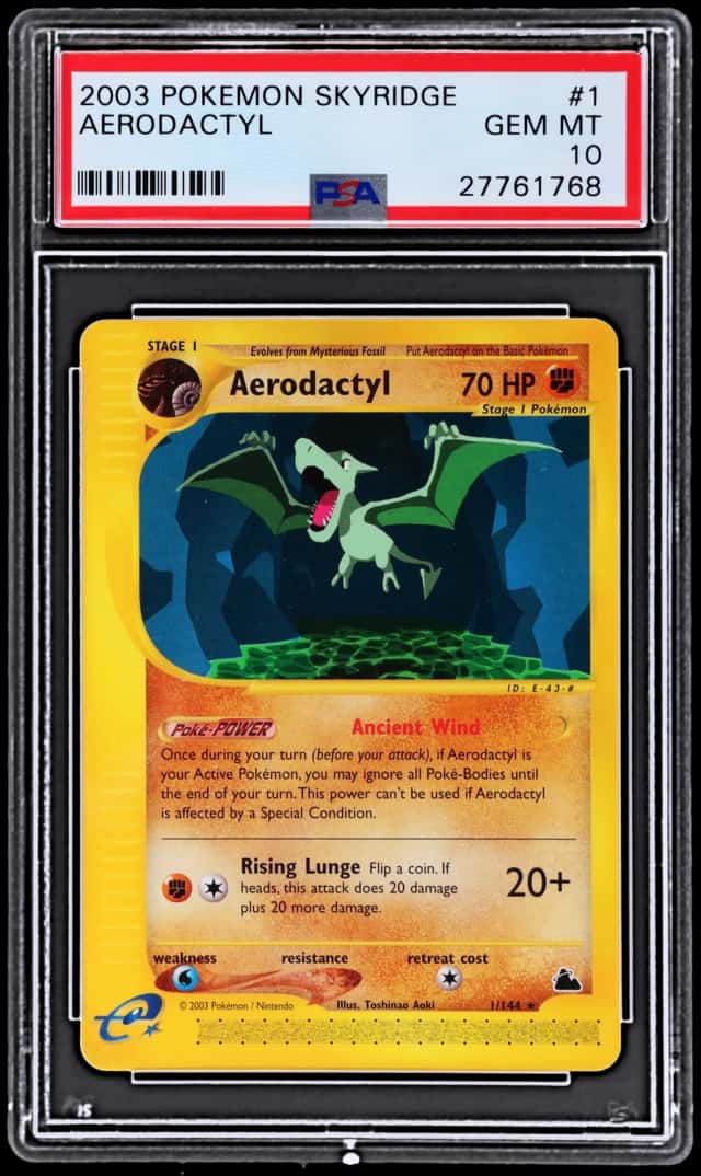 2003 Pokemon Skyridge Aerodactyl #1