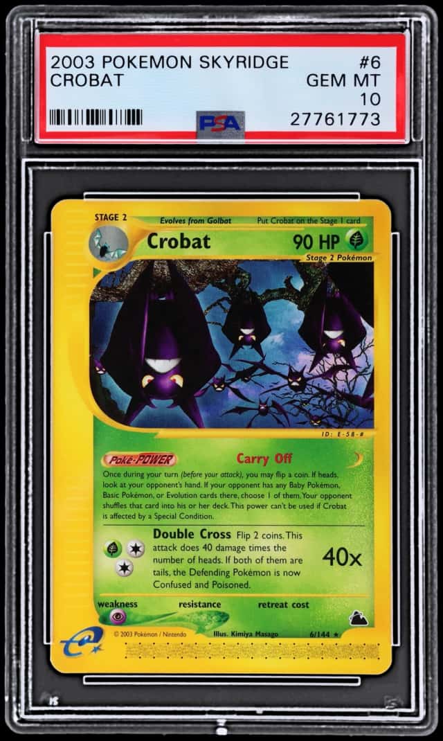 2003 Pokemon Skyridge Crobat #6