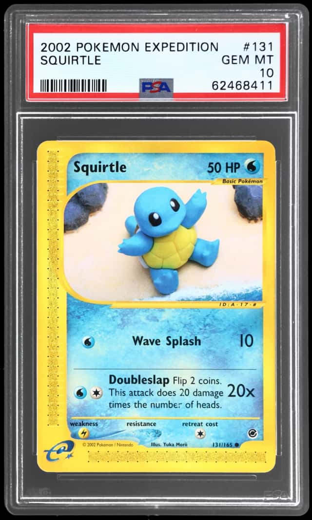 2002 Pokemon Expedition Squirtle #131