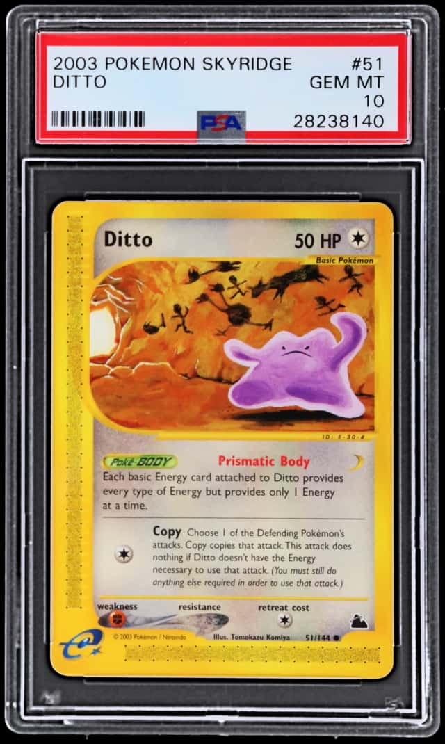 2003 Pokemon Skyridge Ditto #51