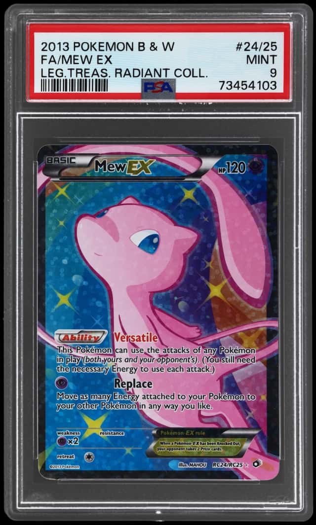 2013 Pokemon Black and White Legendary Treasures Radiant Collection Mew Ex #RC24