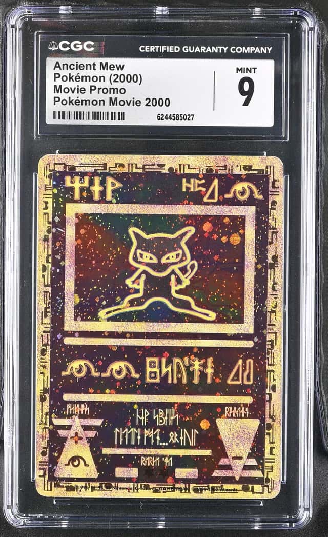 2000 Pokemon Movie Promo Ancient Mew CGC 9 MINT