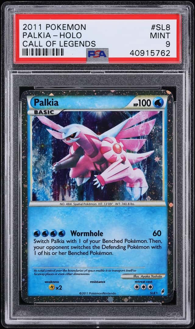 2011 Pokemon Call Of Legends Holo Palkia #SL8 PSA 9 MINT