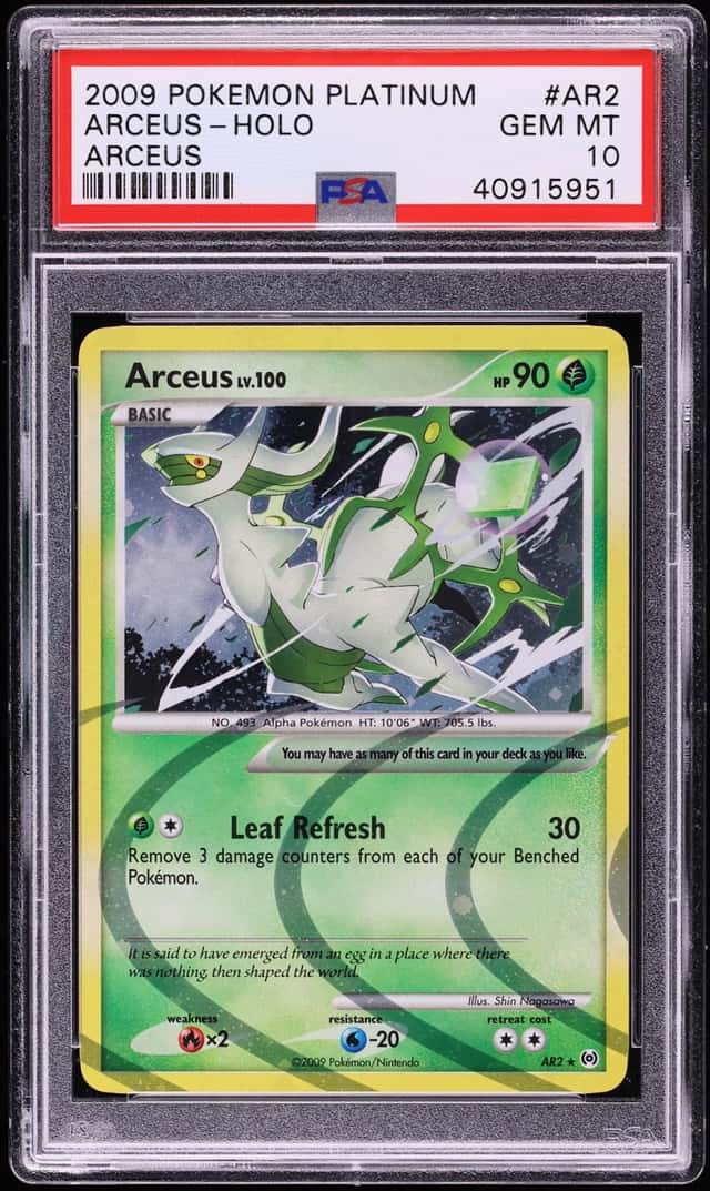 2009 Pokemon Platinum Arceus Holo Arceus #AR2 PSA 10 GEM MINT