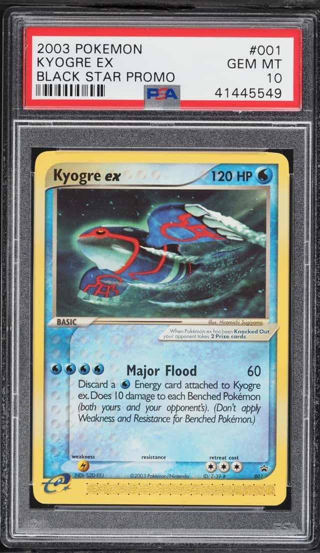 2003 Pokemon Black Star Promo Kyogre Ex #1 PSA 10 GEM MINT