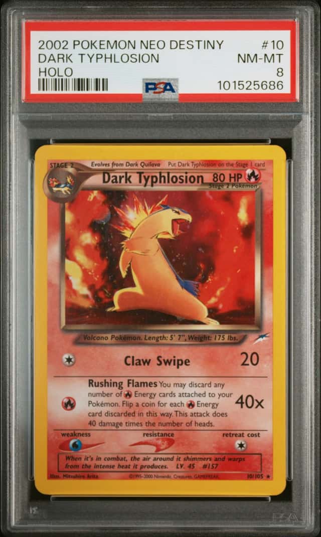 2002 Pokemon Neo-Destiny Dark Typhlosion -Holo