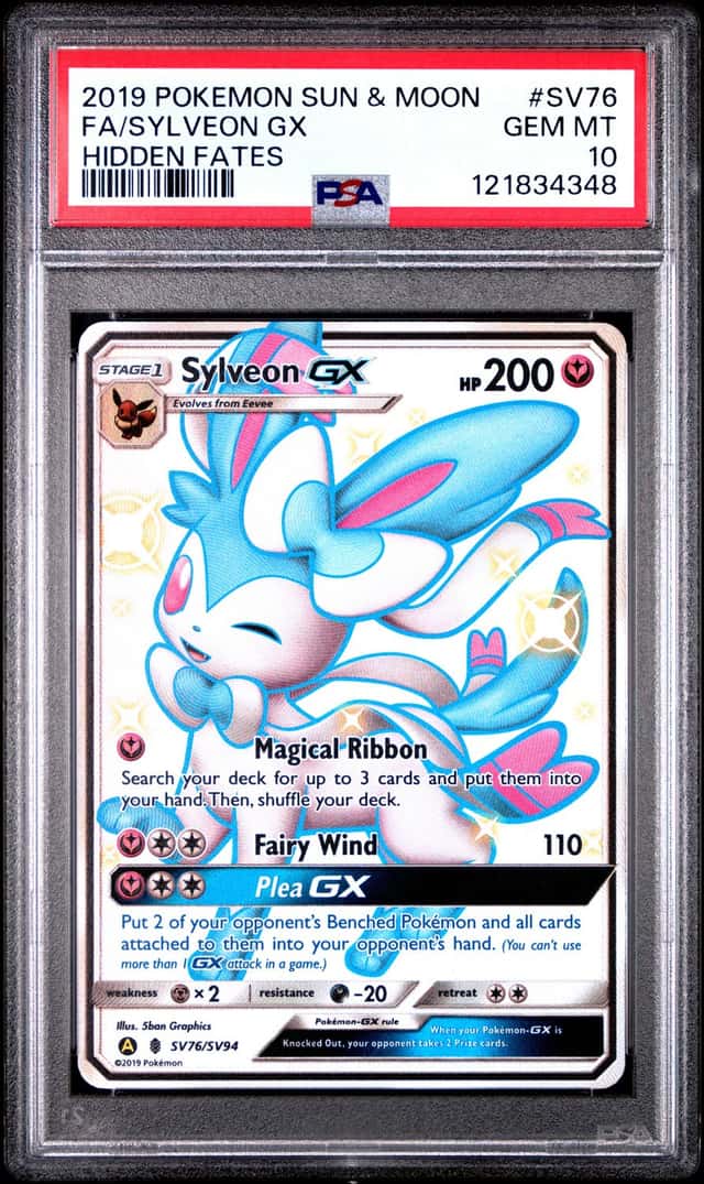 Pokemon Sylveon Gx Hidden Fates SV76/SV94 PSA 10 Gem Mint