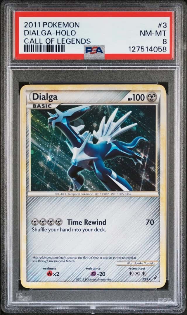 Pokemon Dialga Holo Call Of Legends 3/95 PSA 8