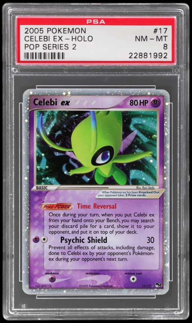 2005 Pokemon Pop Series 2 Holo Celebi Ex #17