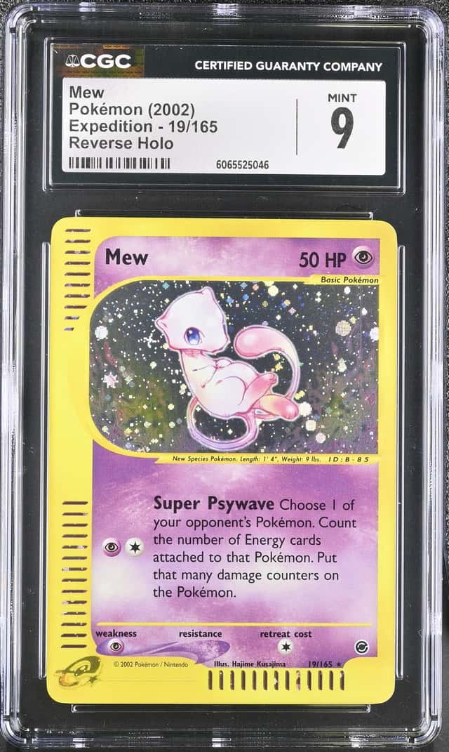 2002 Pokemon Expedition Holo Mew #19