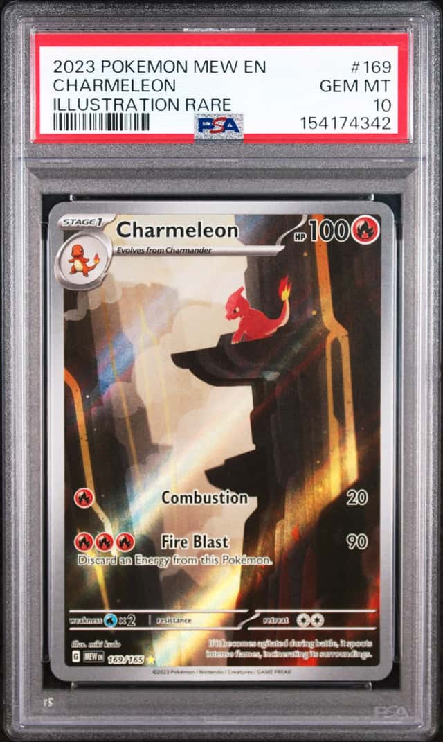 2023 Pokemon Scarlet & Violet 151 IR Charmeleon #169 PSA 10 GEM MINT