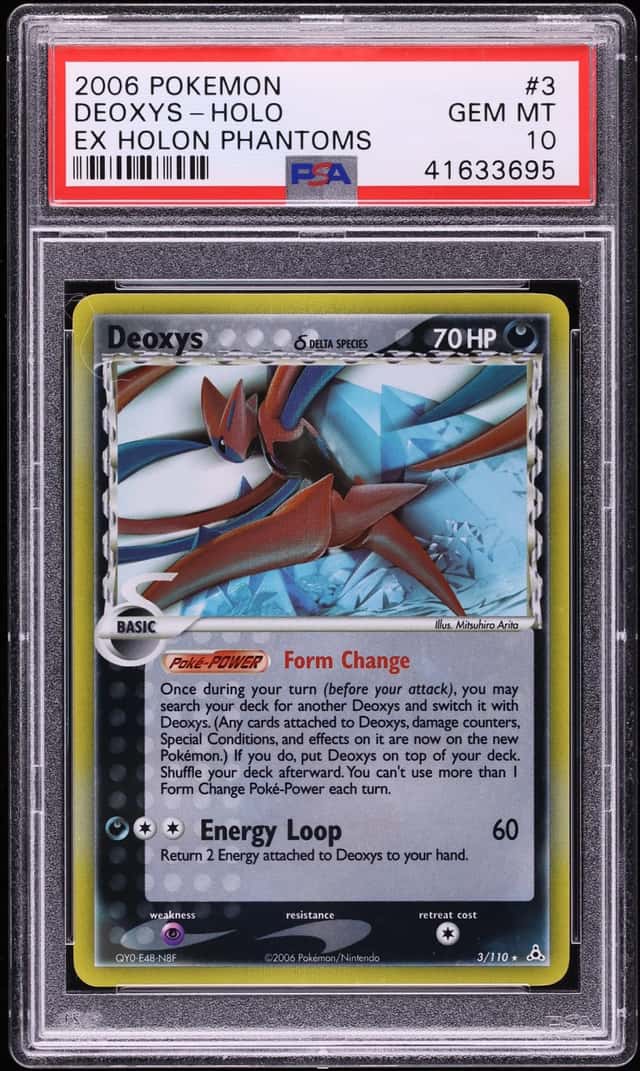 2006 Pokemon EX Holon Phantoms Holo Deoxys #3 PSA 10 GEM MINT