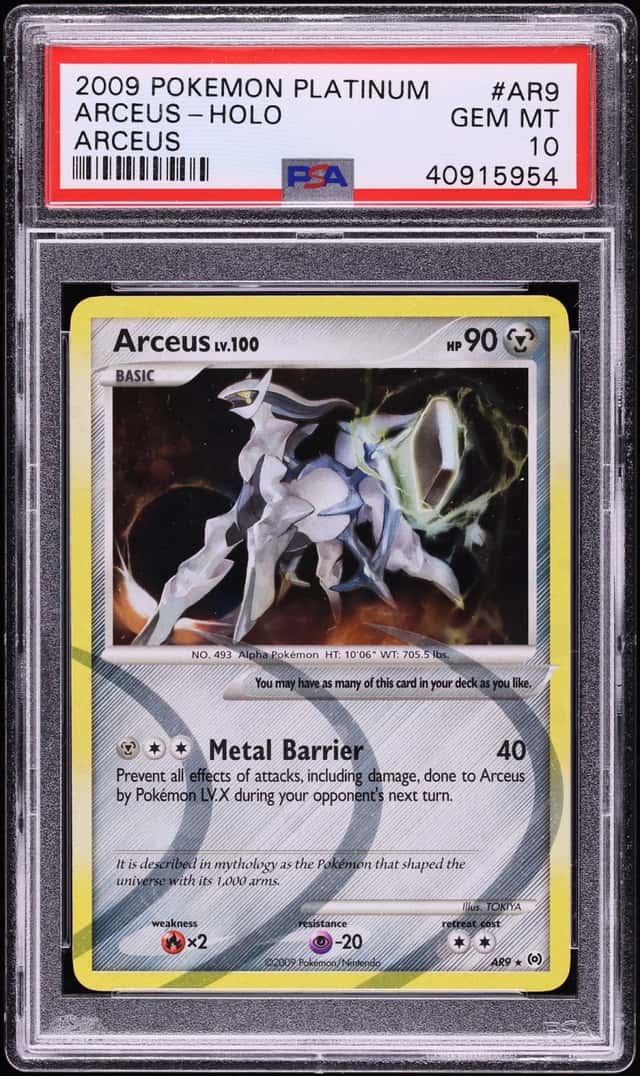 2009 Pokemon Platinum Arceus Holo Arceus #AR9 PSA 10 GEM MINT