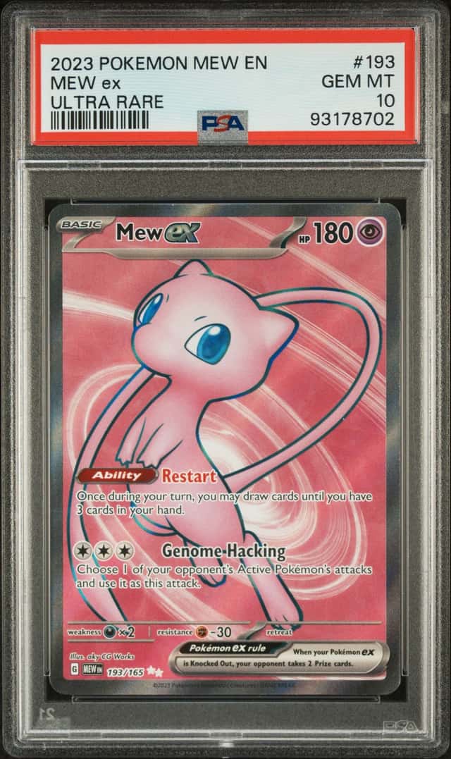 2023 Pokemon SV 151 Mew ex Ultra Rare #193/165 PSA 10 GEM MINT