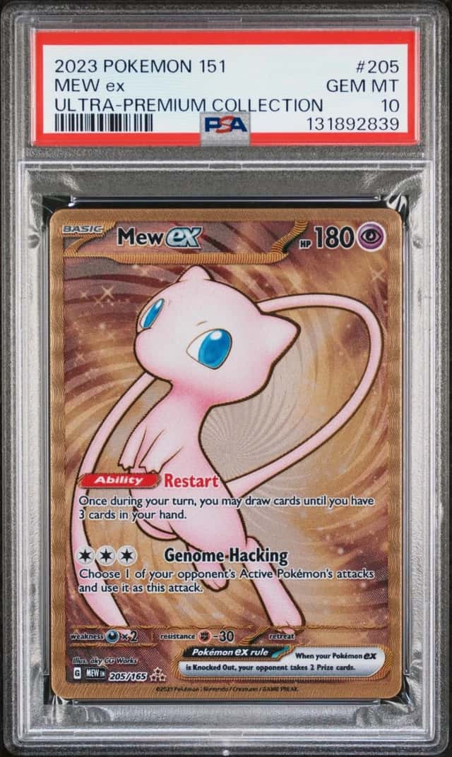 2023 POKEMON 151 ULTRA-PREMIUM COLLECTION #205 MEW EX PSA 10
