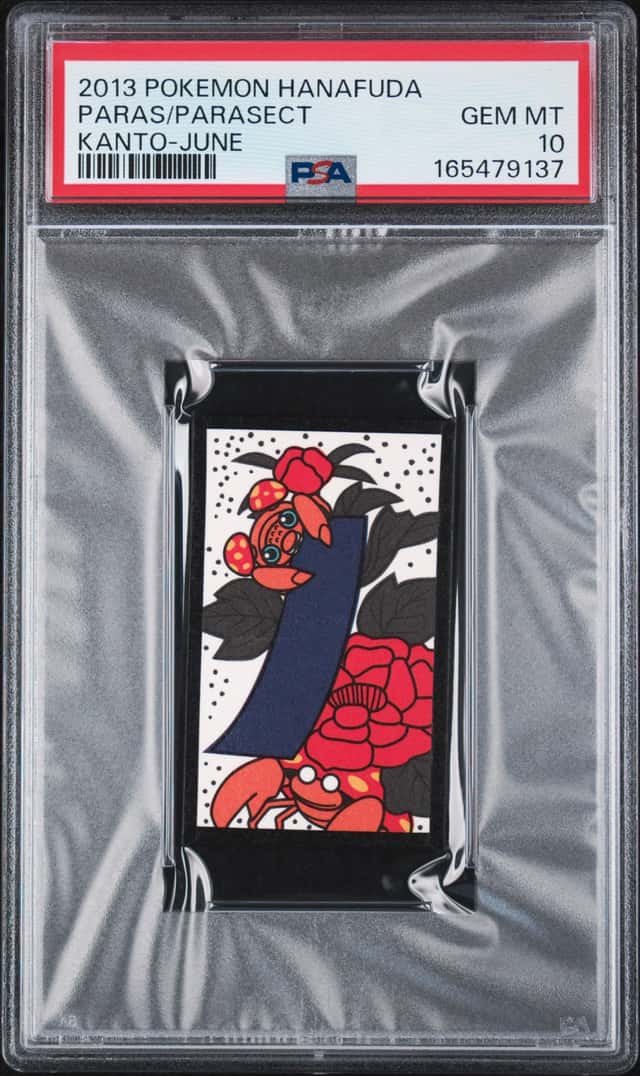 2013 POKEMON HANAFUDA KANTO JUNE PARAS/PARASECT PSA 10