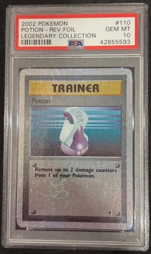 2002 POKEMON LEGENDARY COLLECTION #110 POTION-REV.FOIL LEGENDARY COLLECTION