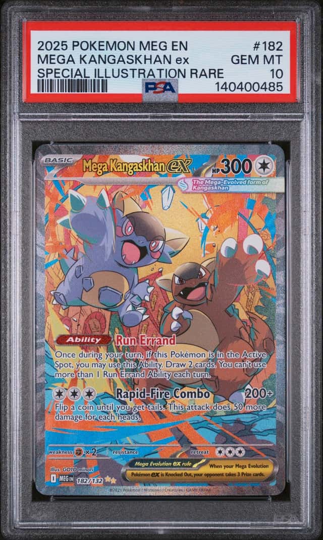 Pokemon Mega Kangaskhan EX Mega Evolution 182/132 SIR PSA 10 Gem Mint